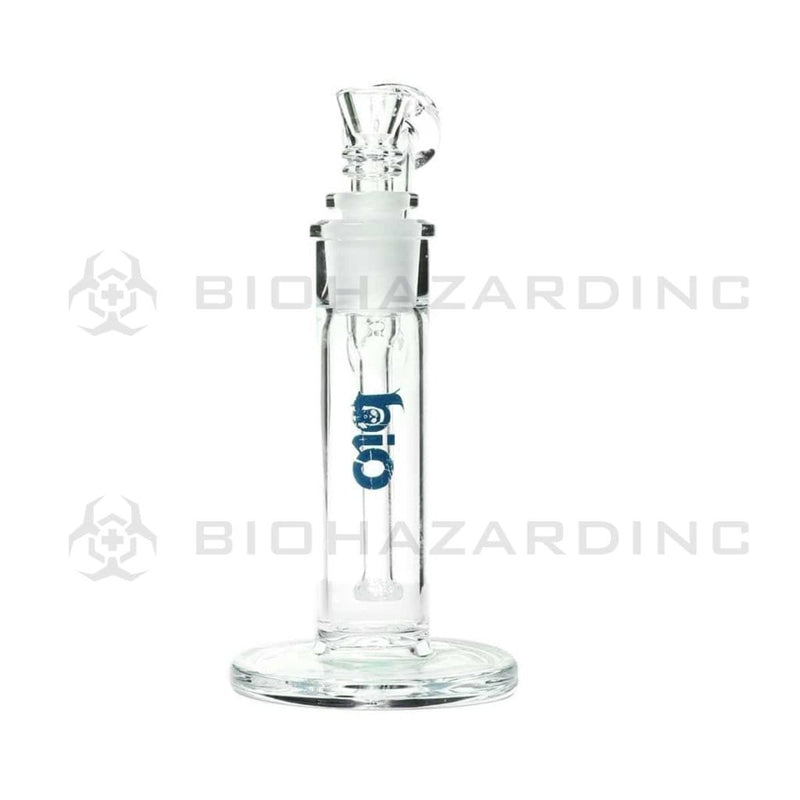 Bio Glass Glass Bubbler 5" BIO Removable Downstem Bubbler - Blue Logo