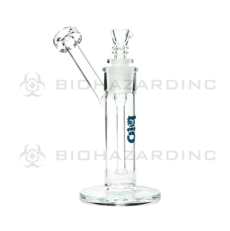 Bio Glass Glass Bubbler 5" BIO Removable Downstem Bubbler - Blue Logo