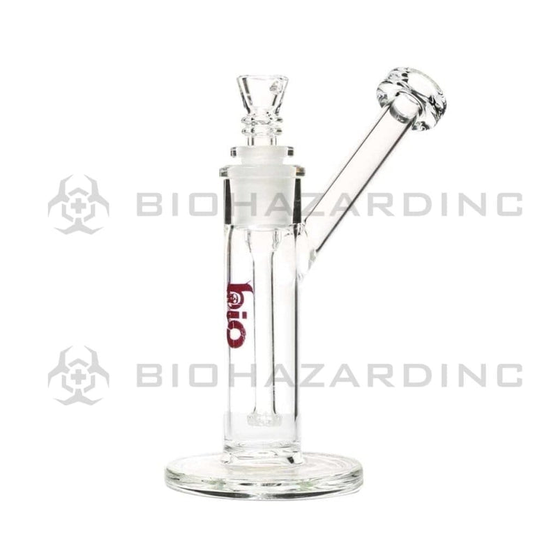 Bio Glass Glass Bubbler 5" BIO Removable Downstem Bubbler - Red Logo