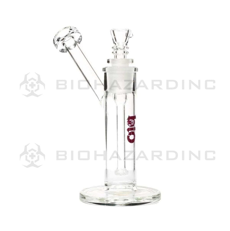 Bio Glass Glass Bubbler 5" BIO Removable Downstem Bubbler - Red Logo