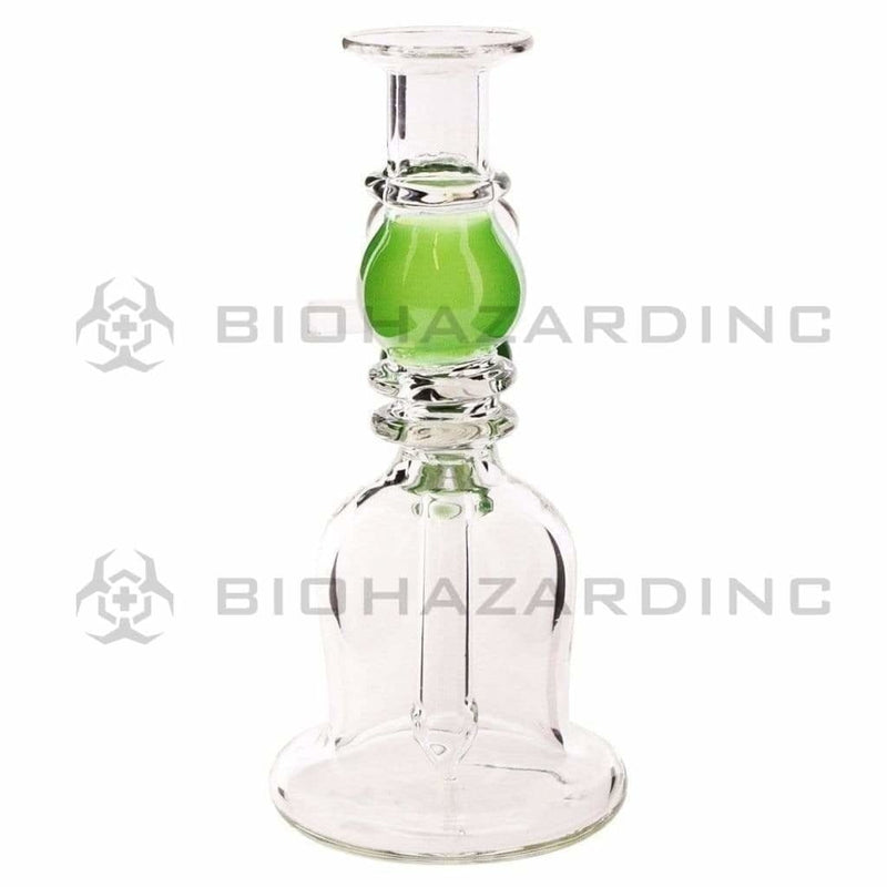 Biohazard Inc Glass Bong 5" Double Maria Straight Bong - Green