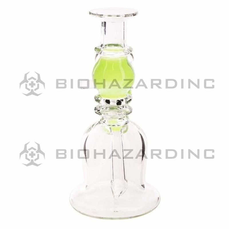 Biohazard Inc Glass Bong 5" Double Maria Straight Bong - Slyme