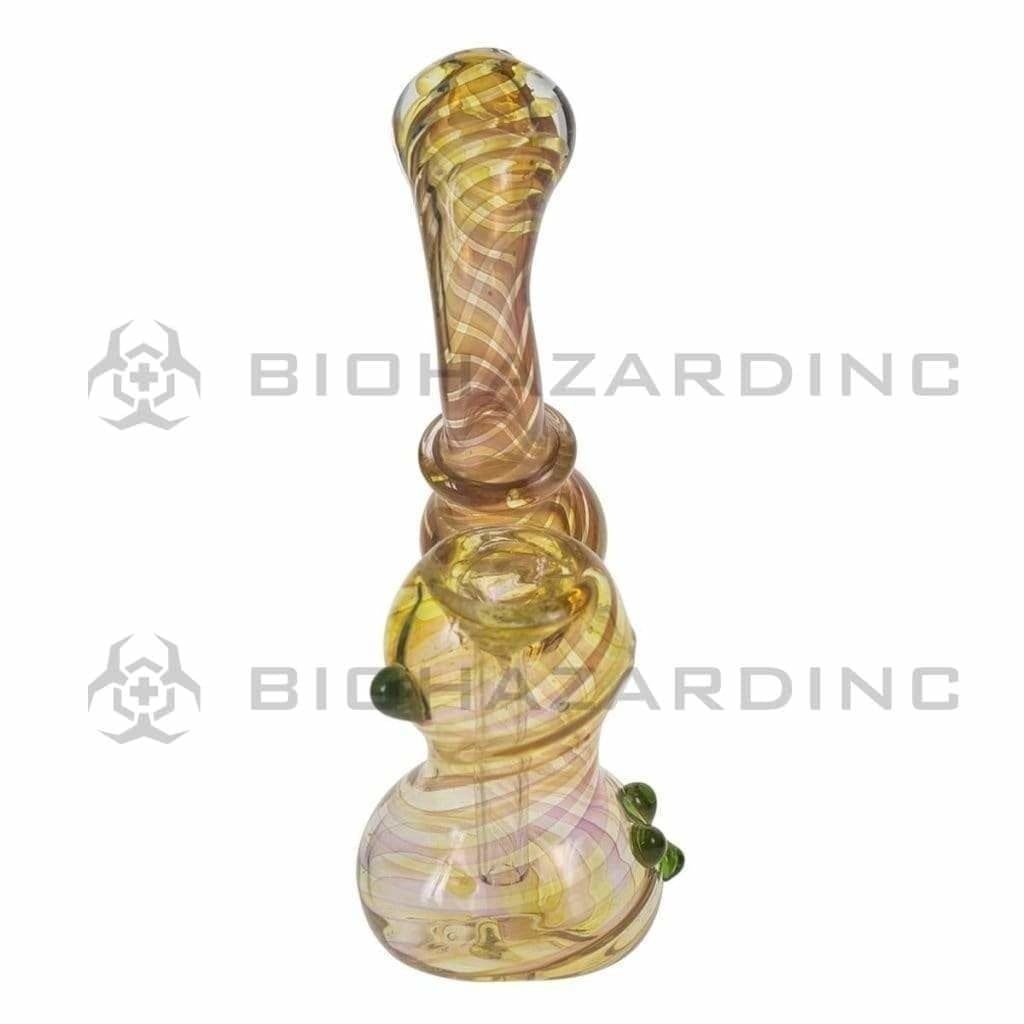 Biohazard Inc Glass Bubbler 5" Fumed Marble Bubbler