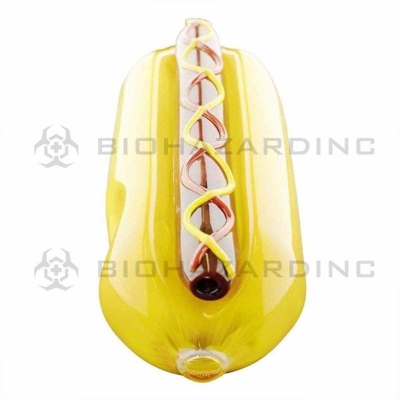 Biohazard Inc Novelty Hand Pipe 5" Hot Dog Hand Pipe