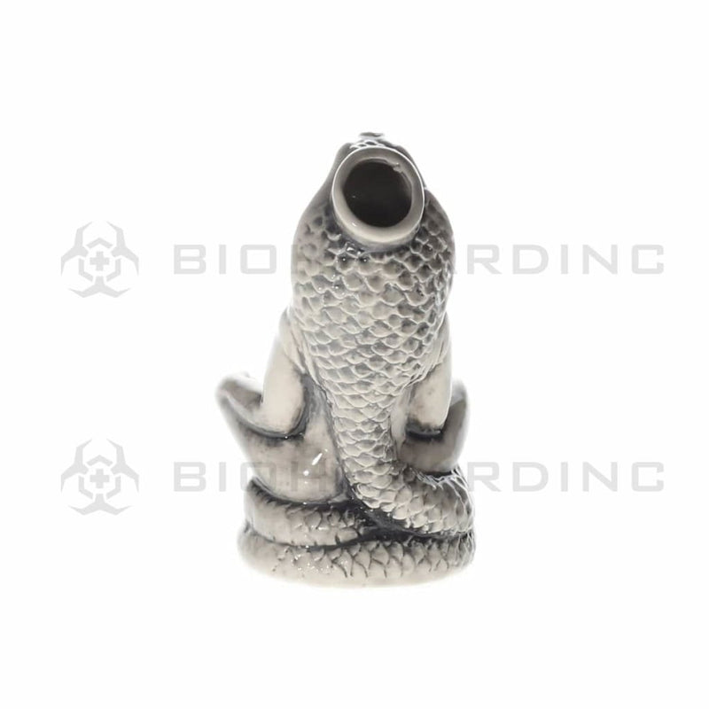 Biohazard Inc Ceramic Bong 5.5" Mini Snake Queen Ceramic Water Pipe