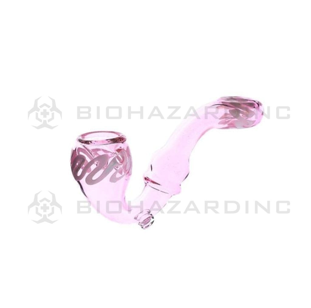 Biohazard Inc Sherlock Hand Pipe 5" Pink Sherlock