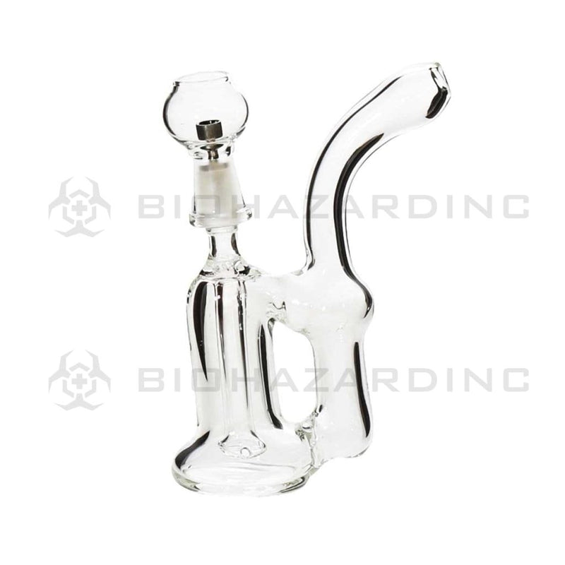 Biohazard Inc Glass Dab Rig 5" Recycler Dab Rig - 10mm