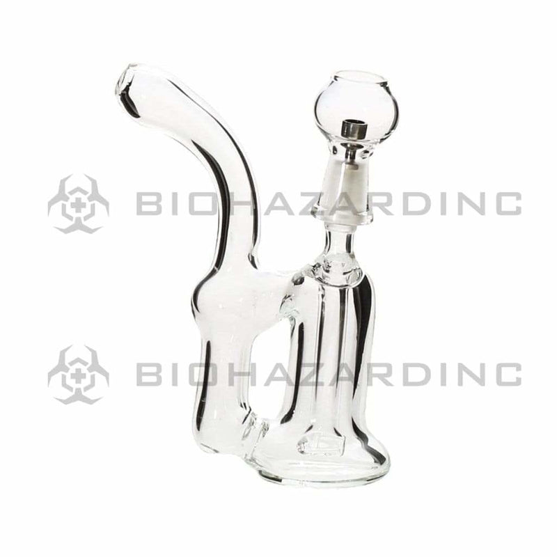 Biohazard Inc Glass Dab Rig 5" Recycler Dab Rig - 10mm