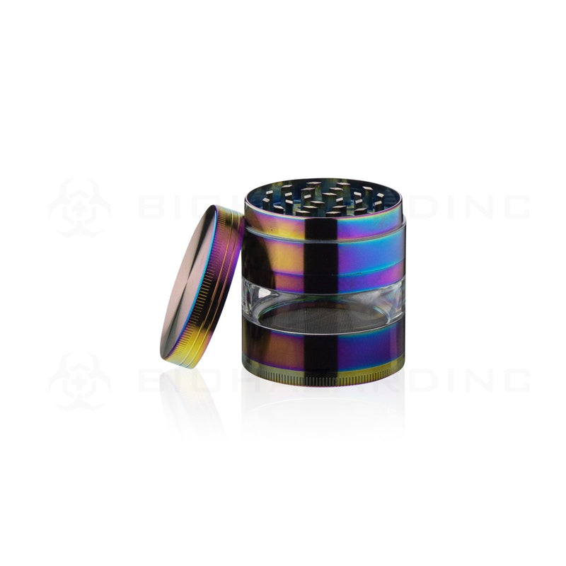 52mm x 56mm 4 Piece Herb Grinder | Rainbow