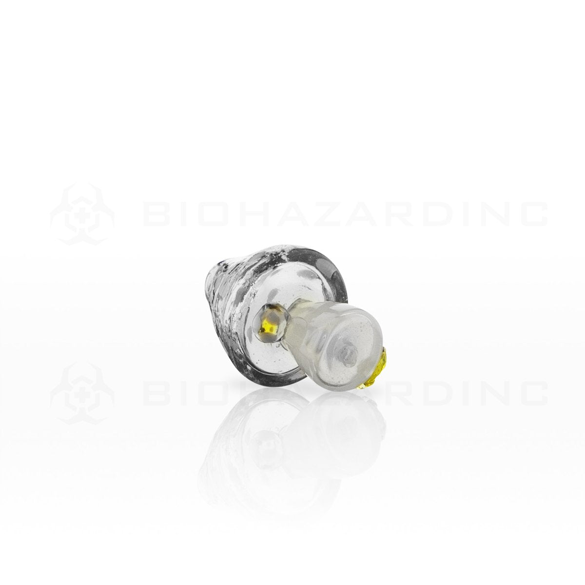 Glass Musroom Carb Cap | Smoke Black