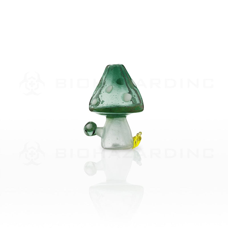 Glass Musroom Carb Cap | Green