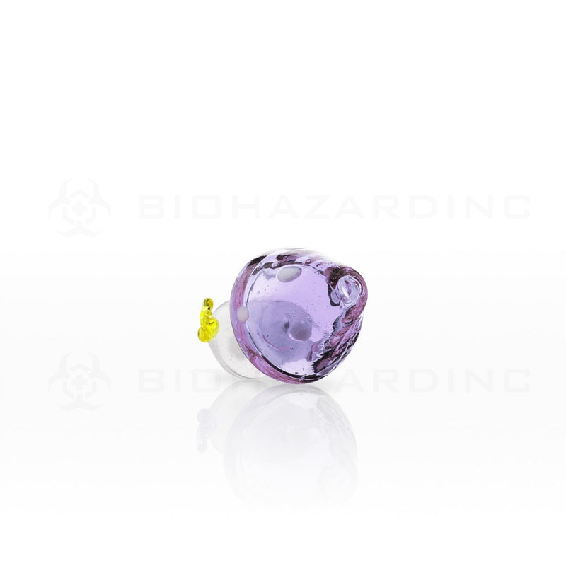 Glass Musroom Carb Cap | Purple