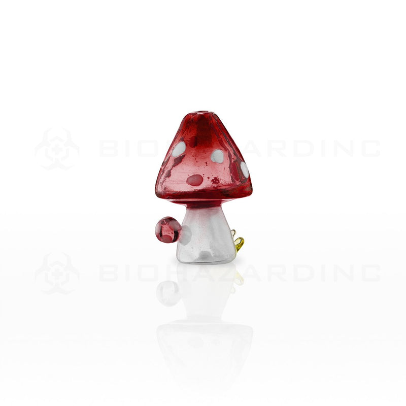 Glass Musroom Carb Cap | Red