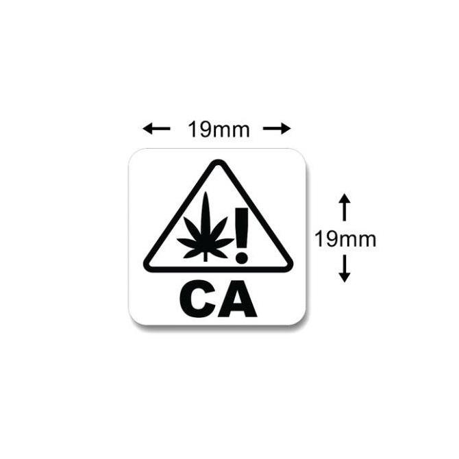 California Universal Product Symbol Labels | 19mm x 19mm | 1000 Count