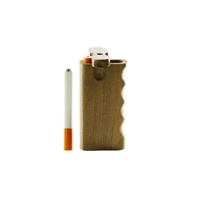 4.5" Dugout One Hitter with Wooden Grip