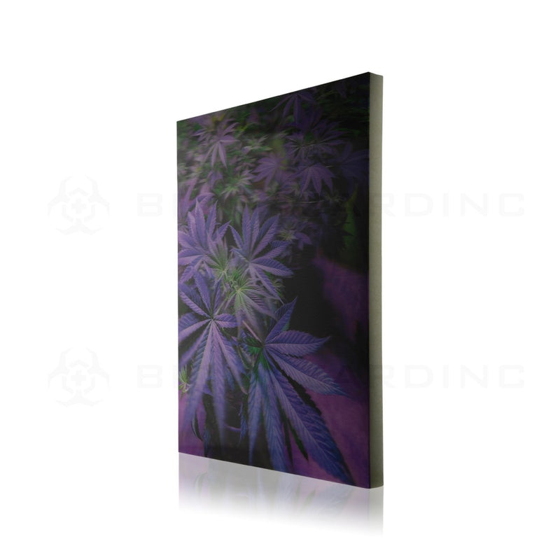 Holographic 3D Art Print | Purple Plant