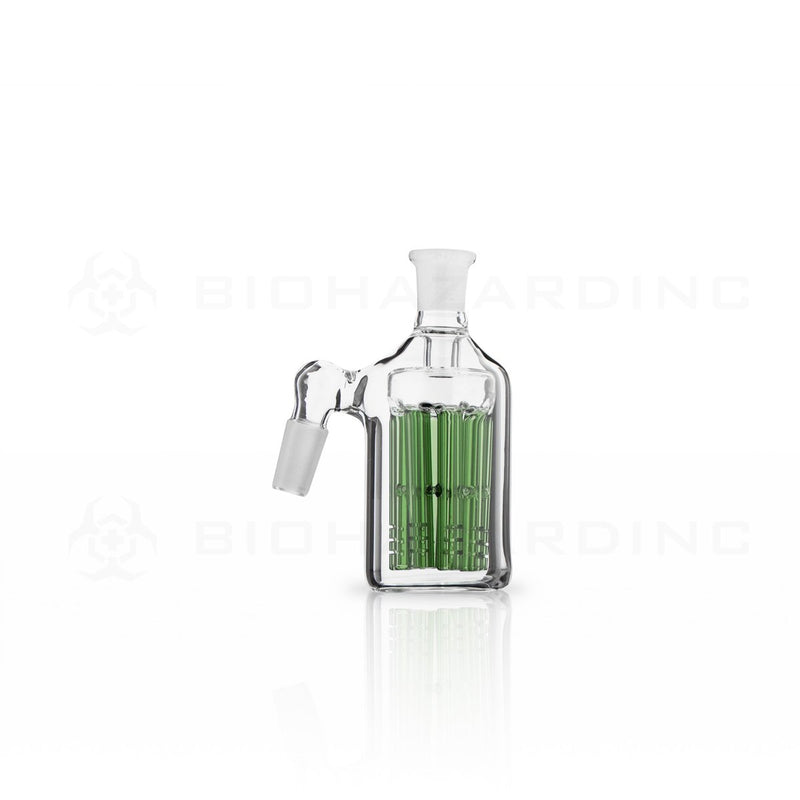 4.5" 8 Arm Tree Perc Ash Catcher | 14mm/14mm - 45 degrees | Green