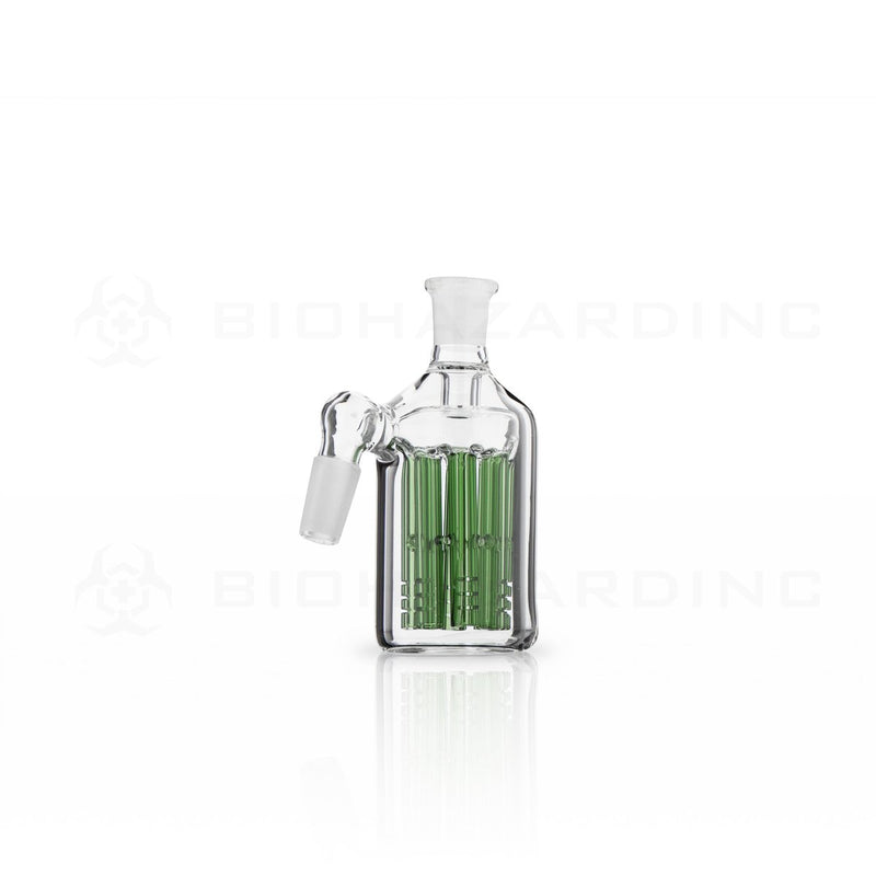 4.5" 8 Arm Tree Perc Ash Catcher | 14mm/14mm - 45 degrees | Green