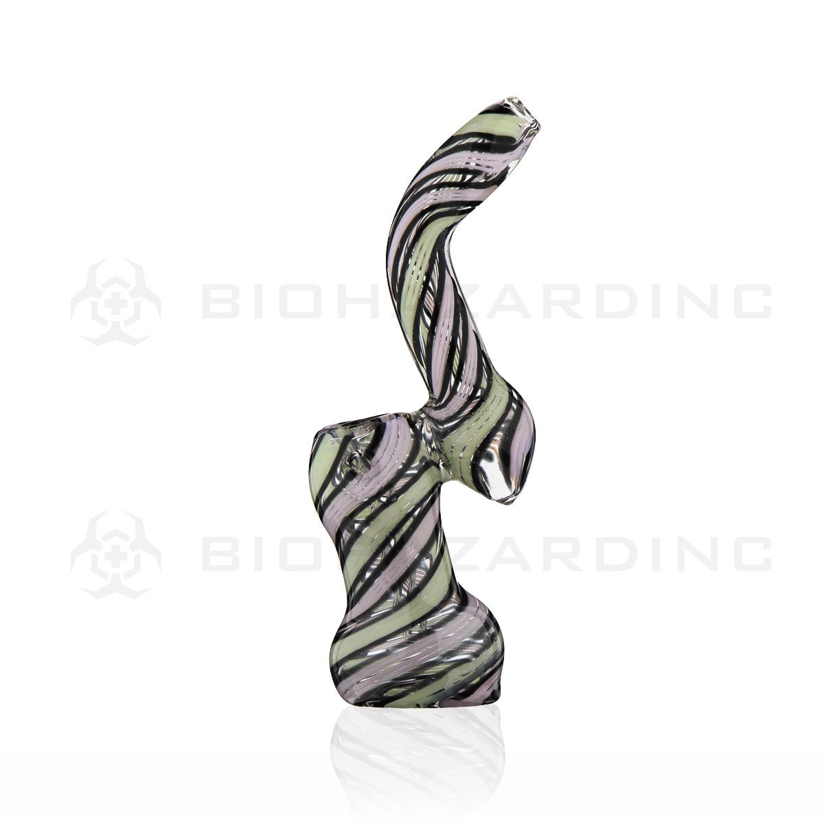 5" Striped Bubbler | | Three Color Mix