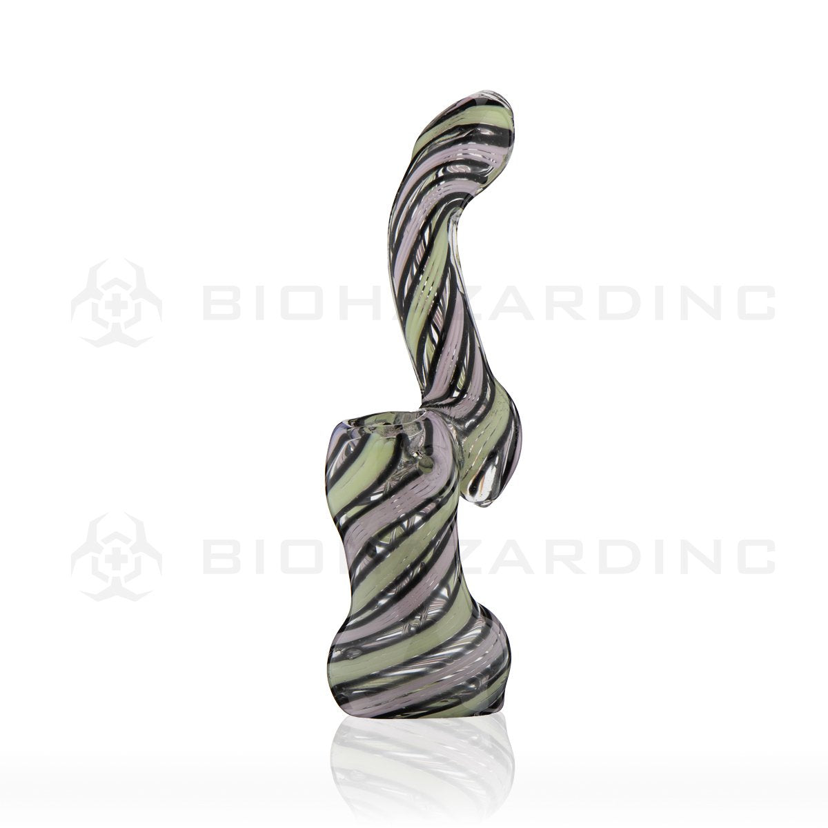 5" Striped Bubbler | | Three Color Mix
