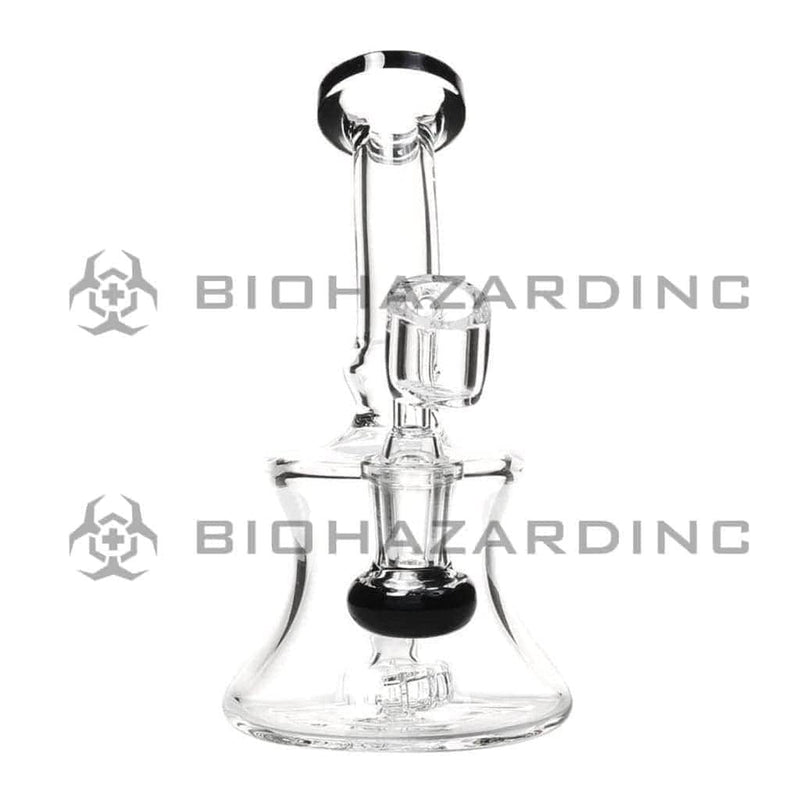 Biohazard Inc Glass Dab Rig 6" Banger Hanger w/ Banger - Black