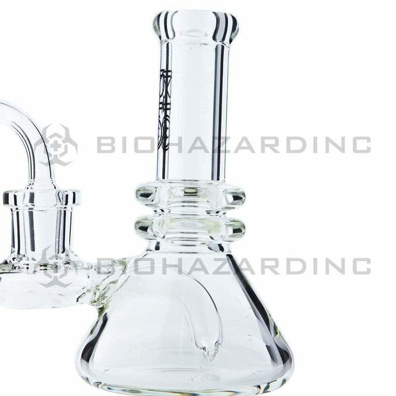 Bio Glass Glass Bong 6" BIO Heavy Banger Hanger Rig - Black Logo