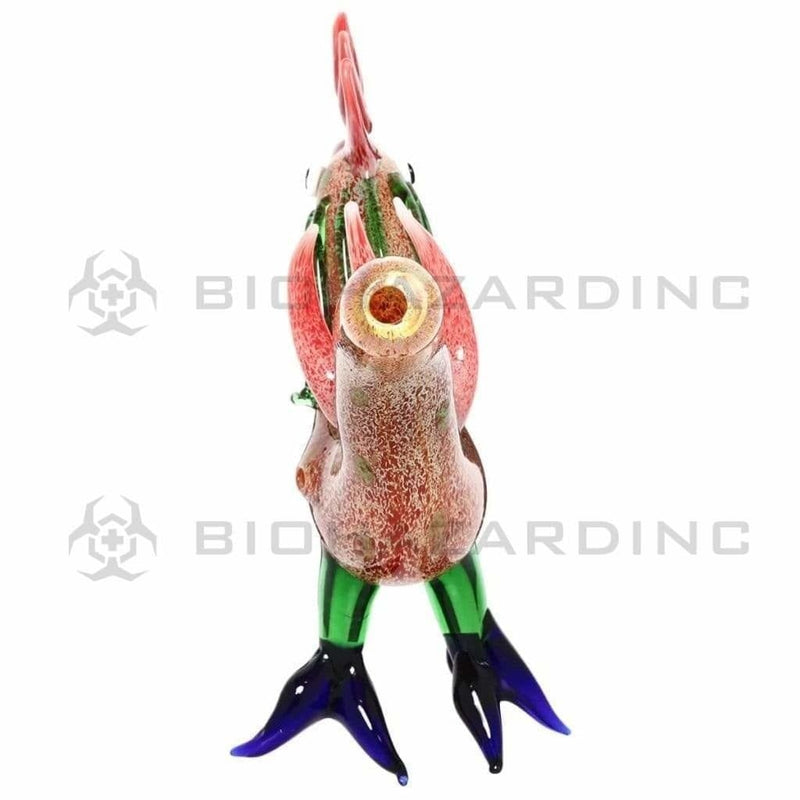 Biohazard Inc Novelty Hand Pipe 6" Chicken Hand Pipe - Red