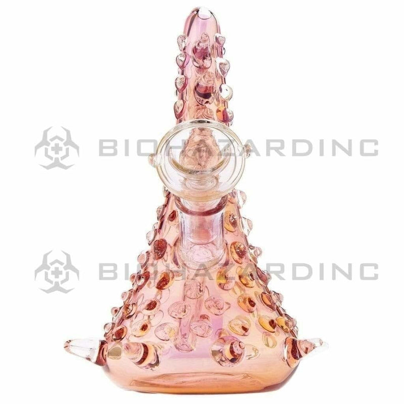 Biohazard Inc Glass Bong 6" Pink Coral Waterpipe