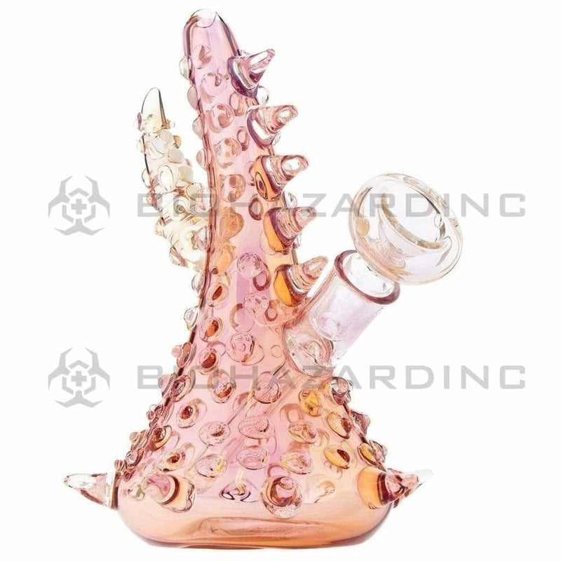 Biohazard Inc Glass Bong 6" Pink Coral Waterpipe