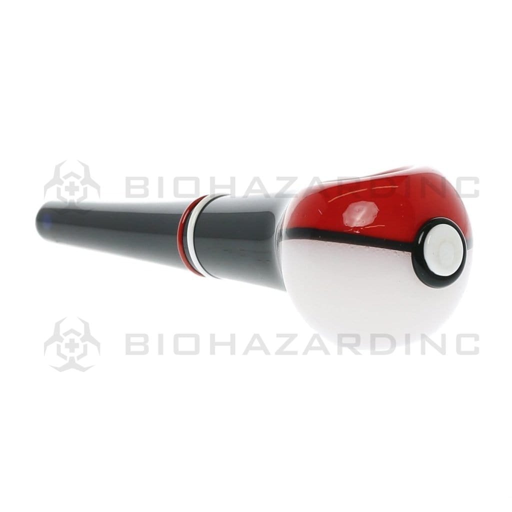 Biohazard Inc Glass Hand Pipe 6" Poke Hand Pipe - Assorted Colors
