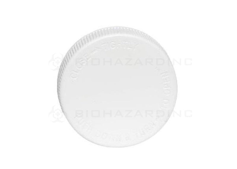 63Mm Plastic Cr Cap - White