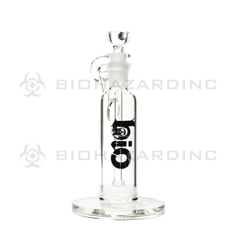 Bio Glass Glass Bubbler 7" BIO Removable Downstem Bubbler - Black Logo