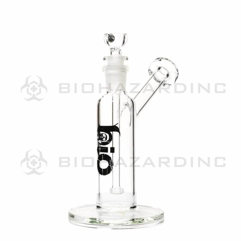 Bio Glass Glass Bubbler 7" BIO Removable Downstem Bubbler - Black Logo