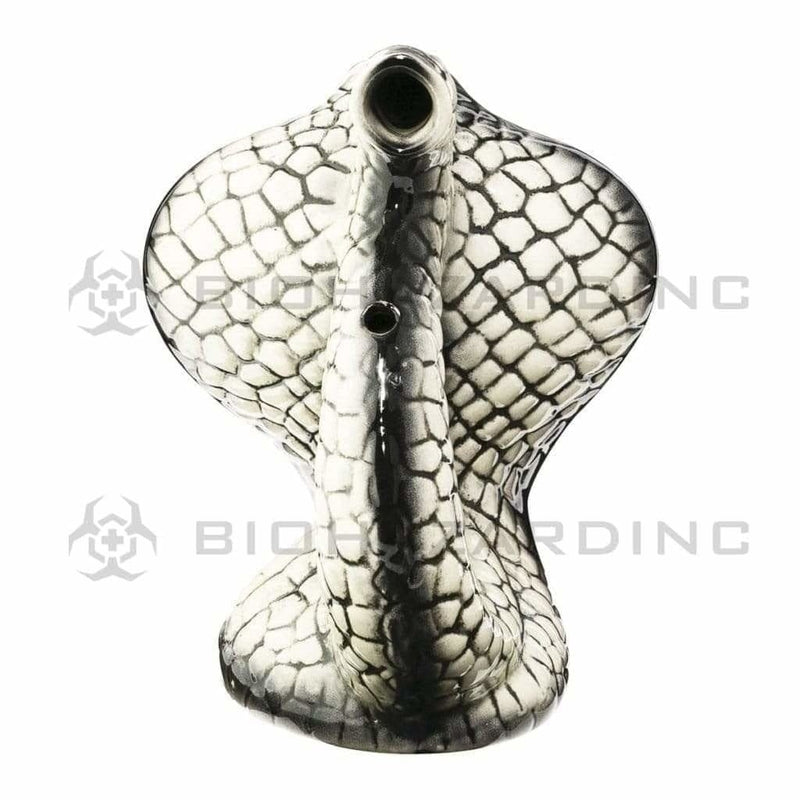 Biohazard Inc Ceramic Bong 7" Cobra Snake Ceramic Waterpipe