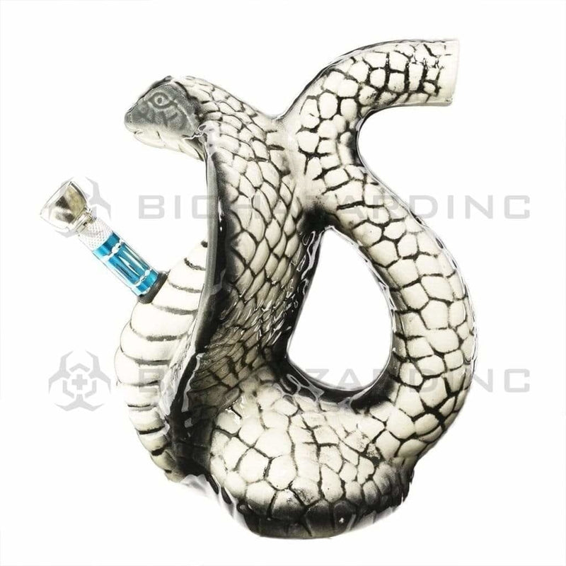 Biohazard Inc Ceramic Bong 7" Cobra Snake Ceramic Waterpipe