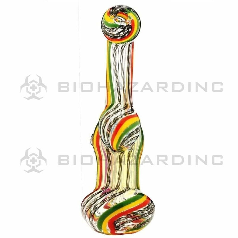 Biohazard Inc Glass Bubbler 7" Large Assorted Bubbler - Heavy