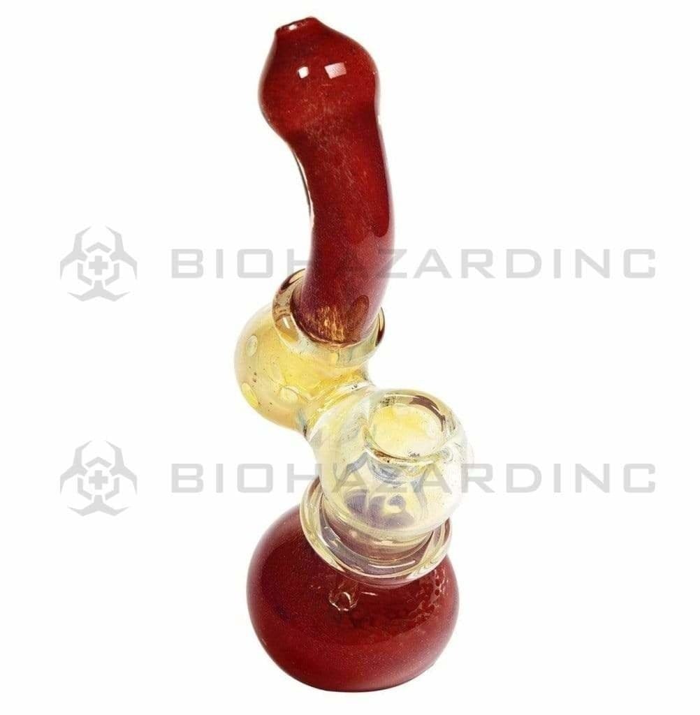 Biohazard Inc Glass Bubbler 7" Sherlock Bubbler - Fumed