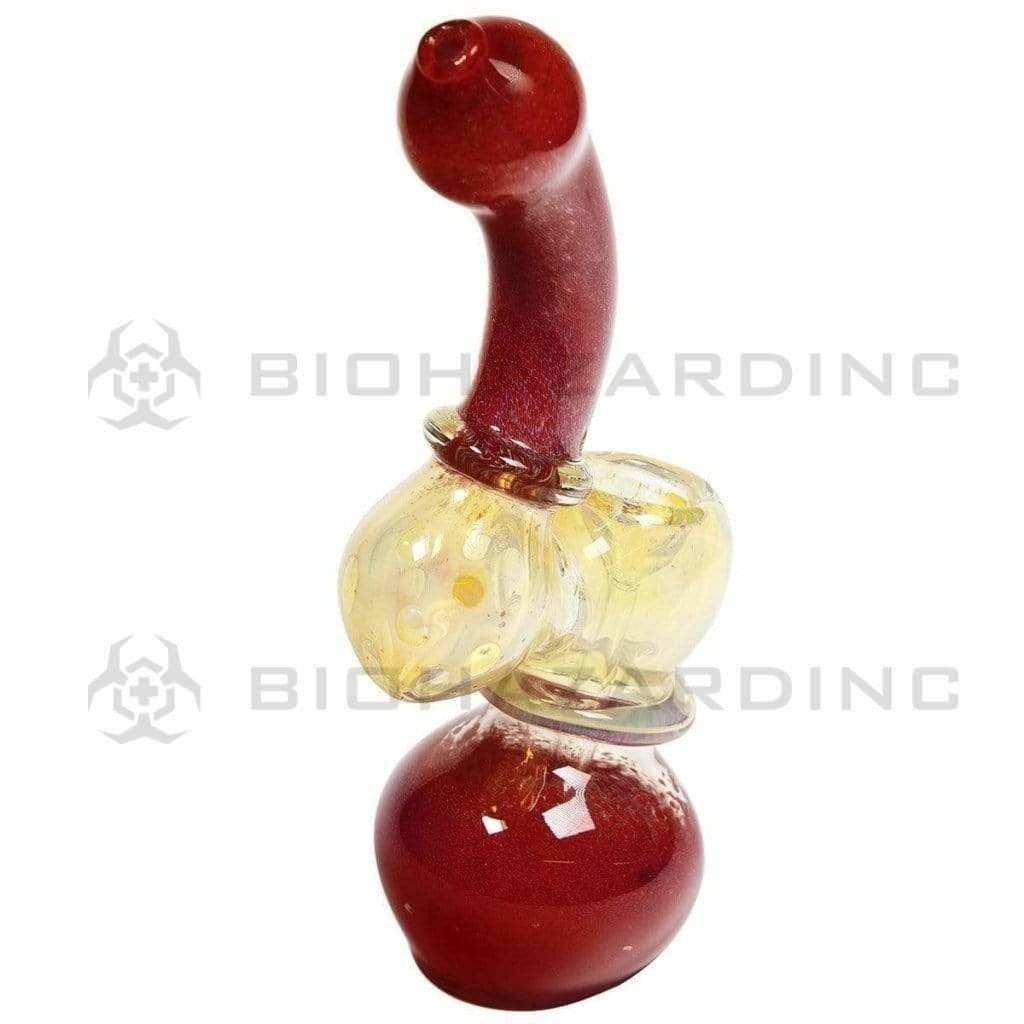 Biohazard Inc Glass Bubbler 7" Sherlock Bubbler - Fumed