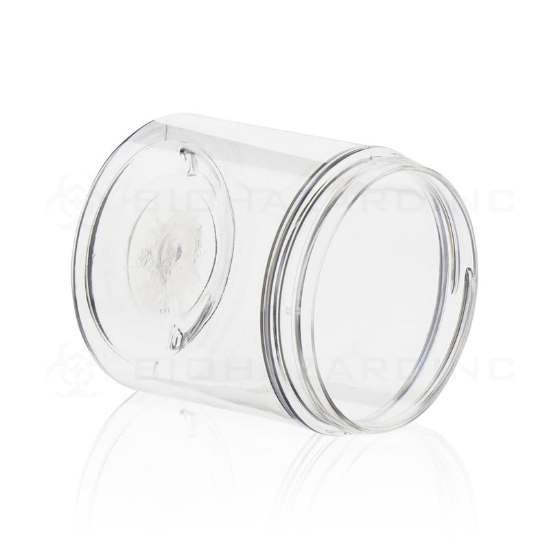 8 oz Clear Plastic Jars | Straight Sided - 70mm | 320 Count