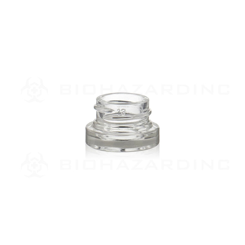 5mL Clear Round Glass Concentrate Jars | 28mm | 126 Count