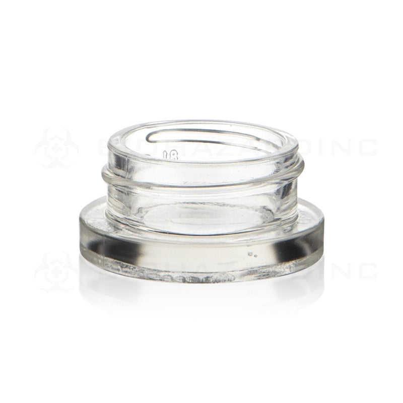 9mL Clear Round Glass Concentrate Jars | 38mm | 80 Count