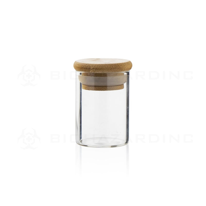 1 oz Straight Sided Glass Jars with Wooden Lid | 200 Count