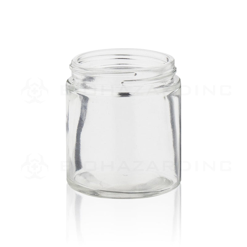 4 oz Clear Glass Jars | Straight Sided - 58mm | 24 Count