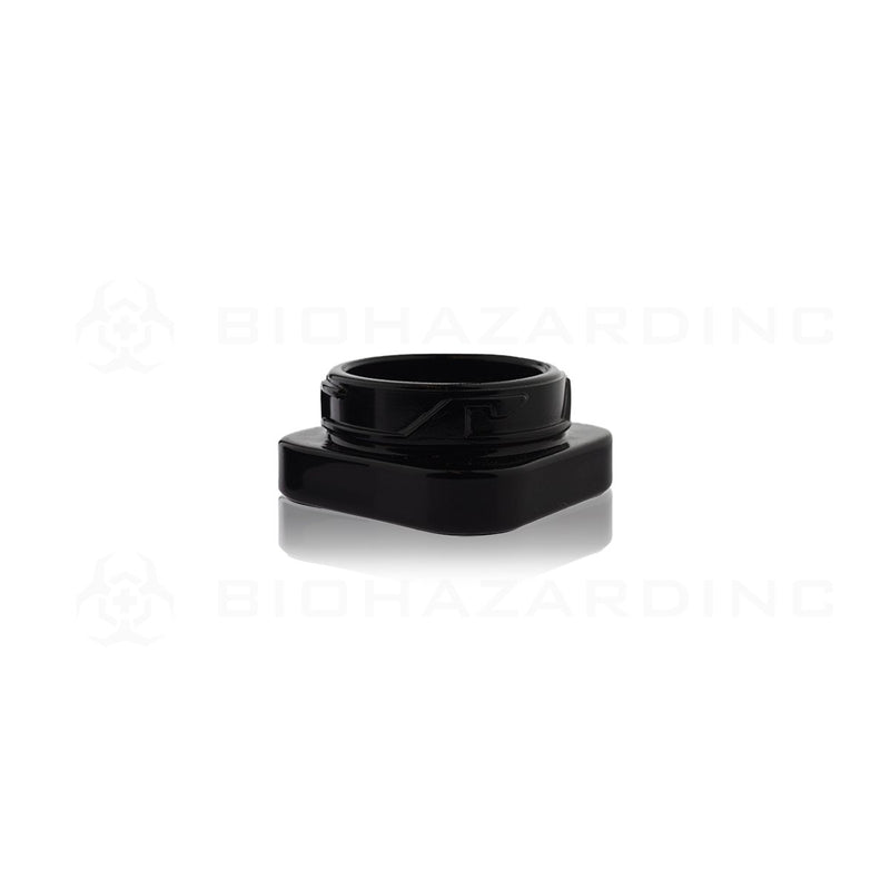 5mL Opaque Black Square Glass Concentrate Jars | Black Child Resistant Caps Included | 250 Count