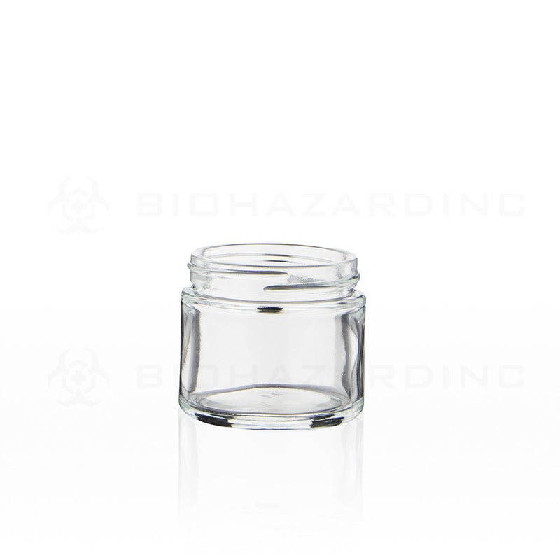 2oz Straight Sided Clear Glass Jars | 53mm - 24 Count