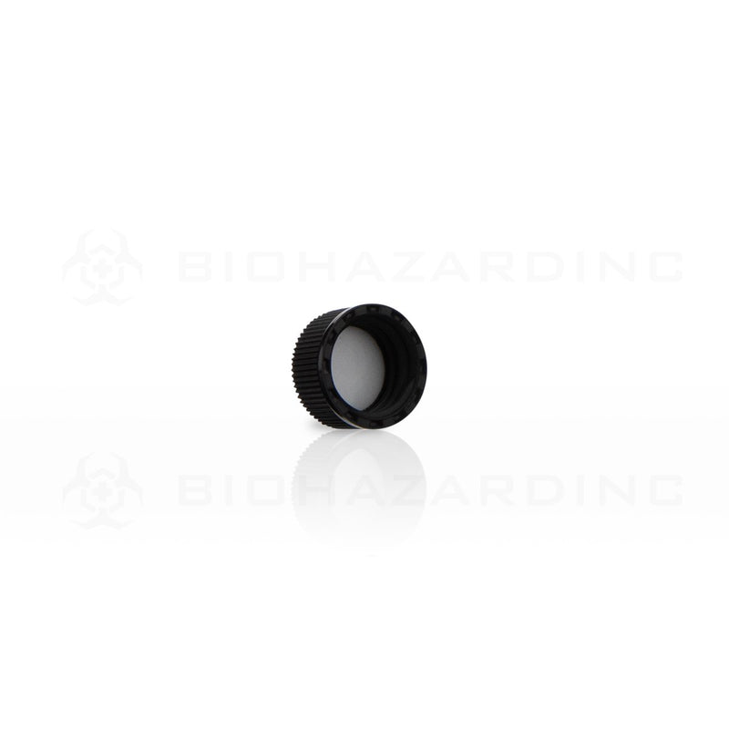 Black Polypropylene Plastic Cap | 13mm