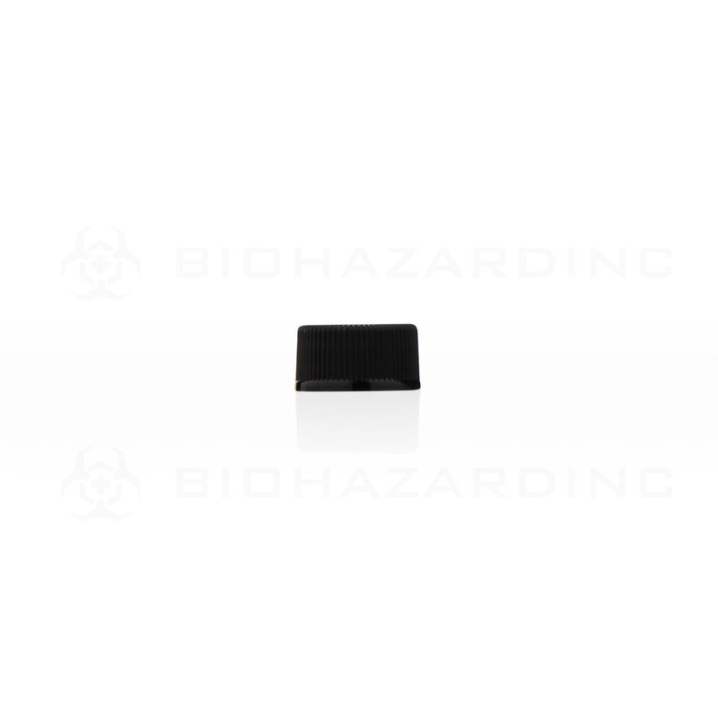 Black Polypropylene Plastic Cap | 13mm