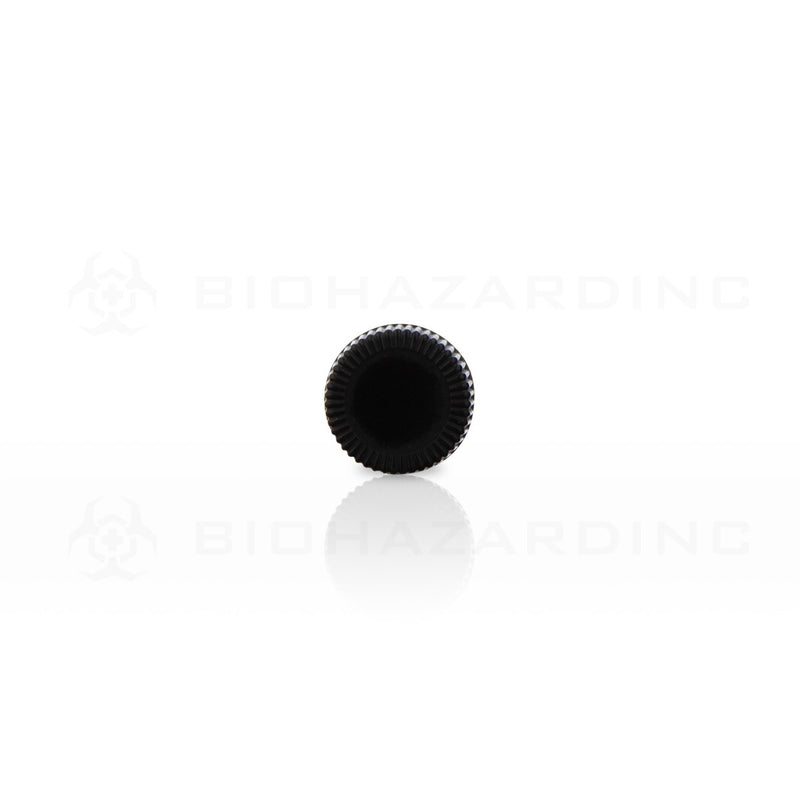 Black Polypropylene Plastic Cap | 15mm