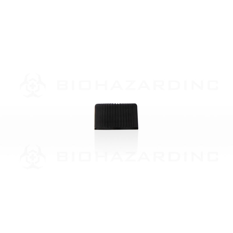 Black Polypropylene Plastic Cap | 15mm