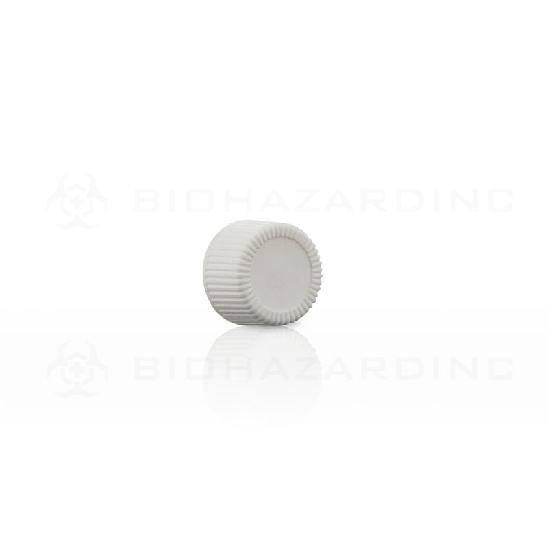 White Polypropylene Plastic Cap | 15mm